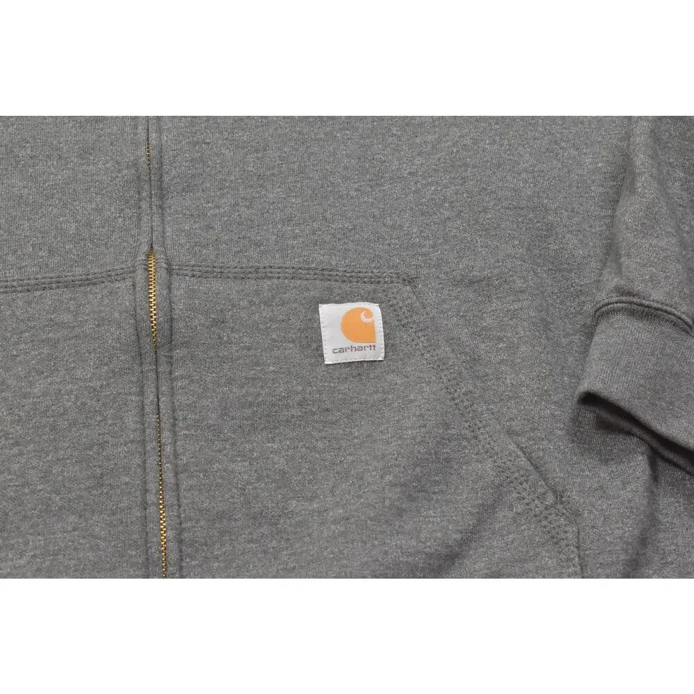 Carhartt Midweight Full Zip Hoodie Carbon Heather Grey 2XL Original Fit K122-026